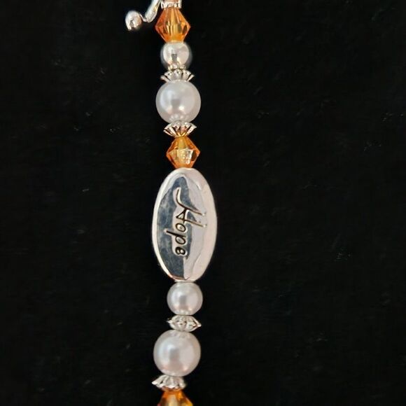 Multiple Sclerosis Awareness Bracelet Sterling Silver Plated MS - Picture 3 of 9